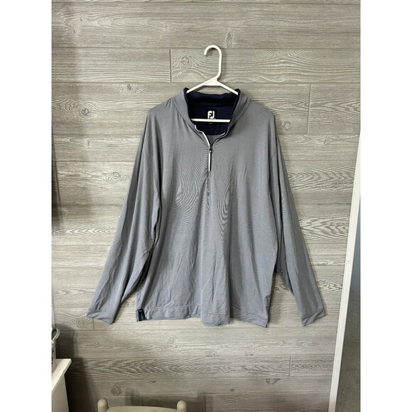 FootJoy Other - Footjoy 1/4‎ Zip Pullover Mens 2XL Navy Long Sleeve Performance Golf Activewear